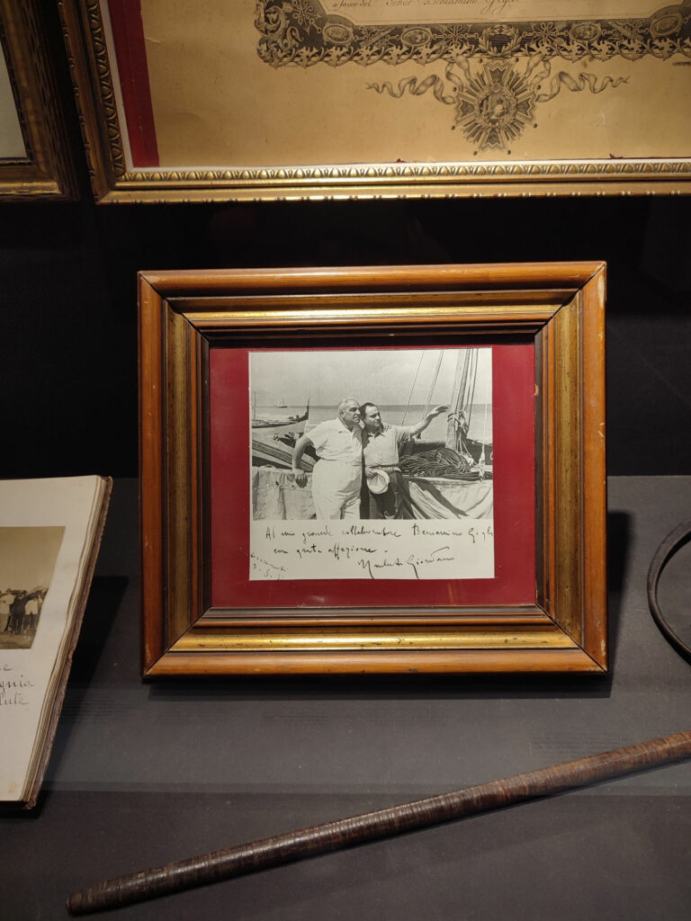 Foto con dedica di Umberto Giordano